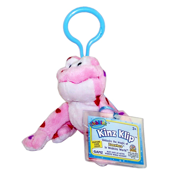 Webkinz RANA de AMOR y RANA de AMOR de KINZ KLIP   nueva con 